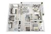 2 Bed 2 Bath Floor Plan 2 Bed 2 Bath Floor Plan at Windsor at Pembroke Gardens, Pembroke Pines, FL